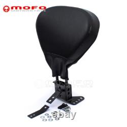 For Harley Touring Road King Street Glide Driver Rider Backrest Pad Kit 1988-08