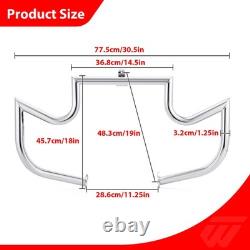 For Harley Touring Road King Street Glide Front Engine Guard Highway Crash Bar For Harley Touring Road King Street Glide Front Engine Guard Highway Crash Bar