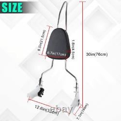 For Touring Road King Street Glide 1997-2008 Backrest Sissy Bar Docking Kit