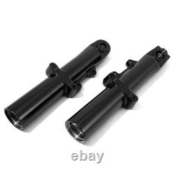 Fork Sliders Lower Legs for Harley Touring Road King Electra Street Glide Black
