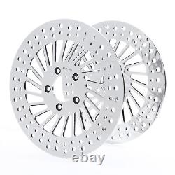 Front Brake Disc Rotors Fit For Harley Road King Street Electra Glide 00-07 Dyna