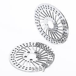 Front Brake Disc Rotors Fit For Harley Road King Street Electra Glide 00-07 Dyna