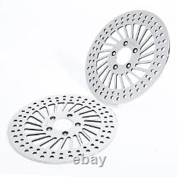 Front Brake Disc Rotors Fit For Harley Road King Street Electra Glide 00-07 Dyna