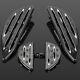 Front Driver Rear Passenger Floorboards For Harley Dyna Road King Street Glide