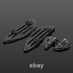 Front Driver Rear Passenger Floorboards For Harley Dyna Road King Street Glide