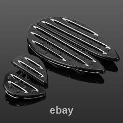 Front Driver Rear Passenger Floorboards For Harley Dyna Road King Street Glide