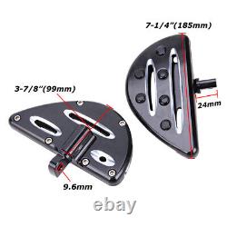 Front Driver Rear Passenger Floorboards For Harley Dyna Road King Street Glide
