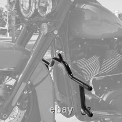 Front Engine Guard / Saddlebag Crash Bar For Harley Road King Street Glide 09-Up