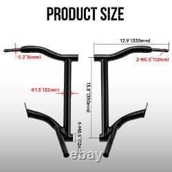 Front Engine Guard / Saddlebag Crash Bar For Harley Road King Street Glide 09-Up
