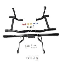 Front Engine Guard Saddlebag Crash Bar For Harley Road King Street Glide 2014+