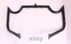 Front Engine Guard + Saddlebag Crash Bar for Harley Road King Street Glide 14-25