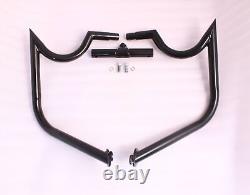 Front Engine Guard + Saddlebag Crash Bar for Harley Road King Street Glide 14-25