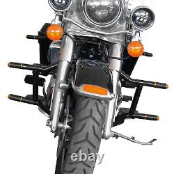 Front Highway Engine Guard Crash Bar Fit For Harley Road King Street Glide 09-24