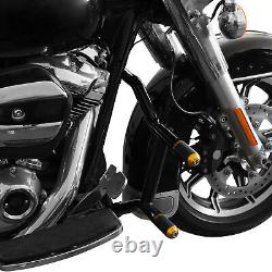 Front Highway Engine Guard Crash Bar Fit For Harley Road King Street Glide 09-24