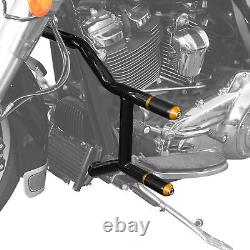 Front Highway Engine Guard Crash Bar Fit For Harley Road King Street Glide 09-24