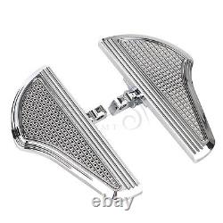 Front&Rear Floorboards Foot Pegs Mount For Harley Road King Street Glide Chrome