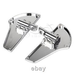 Front&Rear Floorboards Foot Pegs Mount For Harley Road King Street Glide Chrome