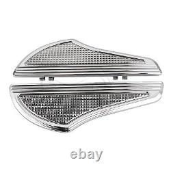 Front&Rear Floorboards Foot Pegs Mount For Harley Road King Street Glide Chrome