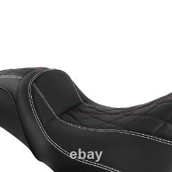 Full Set Seat Driver Passenger 1 Piece For Harley Road King Street Glide 1997-07