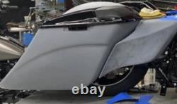 GFRP Stretched Saddlebag Rear Fender Fit For Harley Road King Street Glide 09-23