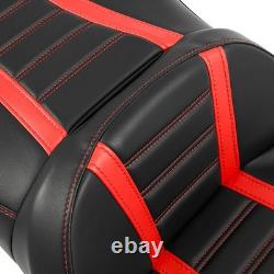 Gel Seat Cushion Harley Touring Road King Street/Road/Electra Glide 09-23 Red