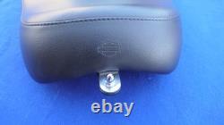 Genuine Harley Touring Street Glide Road King LEATHER Brawler Solo Seat 2008-23