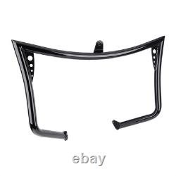 Gloss Black Engine Guard For Harley Touring Road King Street Electra Glide 97-08