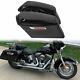 Gloss Black Hard Saddle Bags Saddlebags For 93-13 Harley Road King Glide Flht