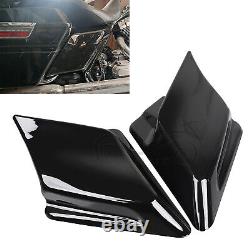 Gloss Black Stretched Side Covers For Harley Road King Street Glide FLHXS FLTRXS