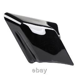 Gloss Black Stretched Side Covers For Harley Road King Street Glide FLHXS FLTRXS