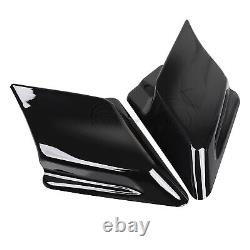 Gloss Black Stretched Side Covers For Harley Road King Street Glide FLHXS FLTRXS