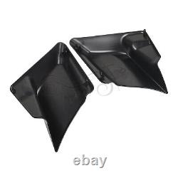 Gloss Black Stretched Side Covers For Harley Road King Street Glide FLHXS FLTRXS