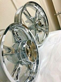 HARLEY DAVIDSON STREET GLIDE CHROME ENFORCER WHEELS 14-19 Road King Exchange