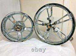 HARLEY DAVIDSON STREET GLIDE CHROME ENFORCER WHEELS 14-19 Road King Exchange