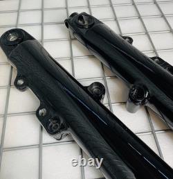 HARLEY fork legs road glide GLOSS BLACK 2014-23 ROAD KING STREET GLIDE OUTRIGHT