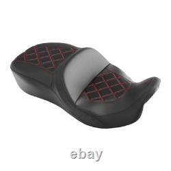 Hammock Rider Passenger Seat Touring Road King Street Glide Tri Glide Black Red