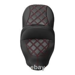 Hammock Rider Passenger Seat Touring Road King Street Glide Tri Glide Black Red