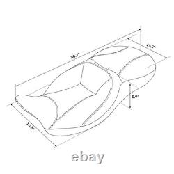 Hammock Seat w Backrest Pad For Touring 2009-2023 Road King Street Glide