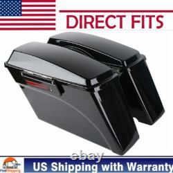 Hard Saddle Bags Saddlebags For Harley Touring Road King Street Glide 1994-2013