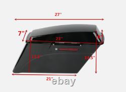 Hard Saddle Bags Saddlebags For Harley Touring Road King Street Glide 1994-2013