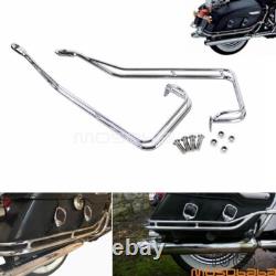 Hard Saddlebag Guard Rails For Harley Touring'09-13 Road King FLHR Street Glide