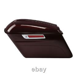 Hard Saddlebags Fit For Harley Street Road King Glide 2014-2024 Twisted Cherry
