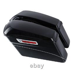 Hard Saddlebags Fit For Harley Touring Road King Street Electra Glide 2014-2024