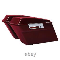 Hard Saddlebags Luggage Fit For Harley Road King Street Glide 1994-2013 2012