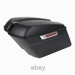 Hard Saddlebags Saddle bags Fit For Harley Touring Road King Street Glide 14-21