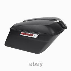 Hard Saddlebags Saddle bags Fit For Harley Touring Road King Street Glide 14-21
