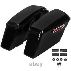 Hard Saddlebags Saddle bags For Harley Touring Street Glide Road King 1994-2013