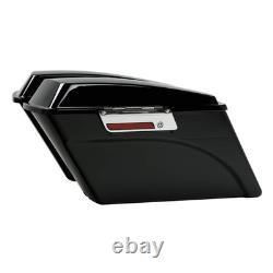 Hard Saddlebags for Harley Road King Street Glide Ultra 1994 2013 Gloss Black