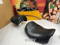 Harley 97-07 Touring Street Road King Stitched Solo & Pillion Seat OEM