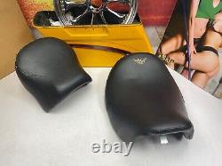 Harley 97-07 Touring Street Road King Stitched Solo & Pillion Seat OEM